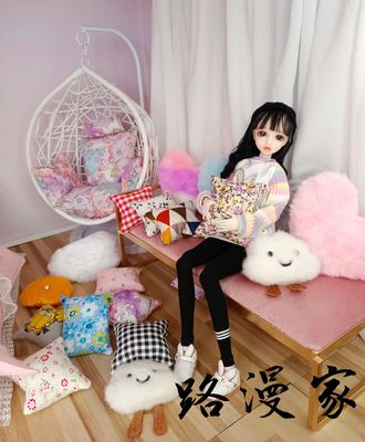 taobao agent 6 -point baby house scene prop hill, pillow, small cloth soldier Dream Fanli Kaier furniture furniture, a pillow leaning pillow with a pillow