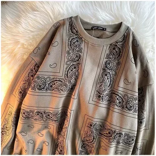 Осенняя брендовая толстовка с круглым воротником в стиле хип-хоп, куртка подходит для мужчин и женщин для влюбленных, свободный крой, оверсайз