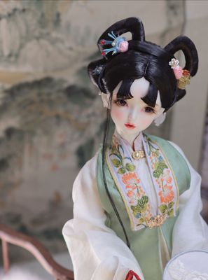 taobao agent [Next Dian] BJD ancient style Mingming system three -point big female baby clothes [Lotus sparse shadow]