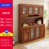 Tủ bếp Trung Quốc kiểu mới Trung Quốc khung gỗ chắc chắn công suất lớn tủ khóa đa chức năng tủ rượu phòng khách tủ bếp hiện đại - Buồng