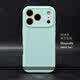 Minimalist Matte Dark Gray Orange Camera Magsafe Liquid Silicone Phone Case for iPhone 17, 16, 15, 14 and 13