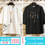 Tide, летняя трендовая футболка, короткий рукав, большой размер, свободный крой