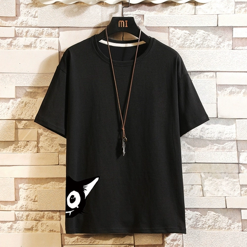 Хлопковая летняя трендовая приятная телу футболка с коротким рукавом, большой размер, белая одежда