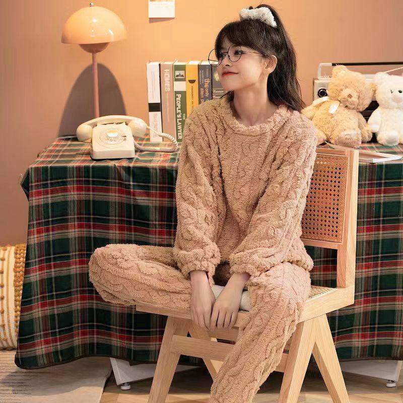 唐狮 DESSO 24年冬季新款 清新可爱 珊瑚绒保暖 女式家居服 淘宝优惠券折后￥29.9起包邮（￥89.9-60） 多款可选