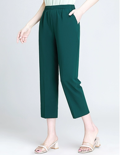 Тонкие шелковые белые штаны для матери, оверсайз