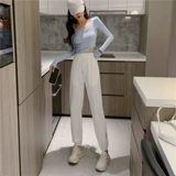 Короткий лонгслив, футболка, универсальный комплект, высокая талия