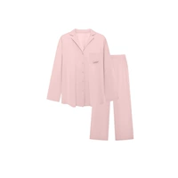 【Длинные брюки с длинными рукавами】 Женская пластина