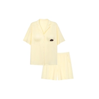 【Шорты с коротким рукавом】 Женский пудинг с чашкой