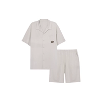 【Шорты с коротким рукавом】 Мужская палитра-латте-серая