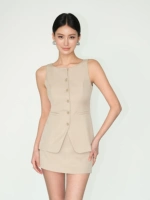 Мелкий хаки жилет