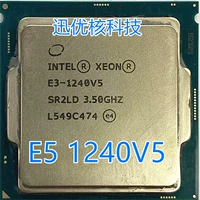 Intel Xeon E3-1240V5 Официальная версия основной частоты CPU 3,5 Ггц четырехъядерной 8-поточной иглы LGA1151