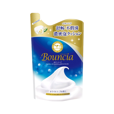 【99元3袋】cow牛乳石硷碱bouncia美肤沐浴露乳花香补充替换装
