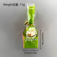 Зеленый магнит на холодильник, тост, хлеб