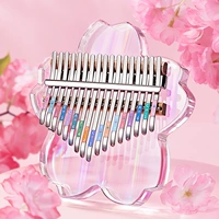 Kalinba Thumb Crystal Transparent 21 звук подлинной рукой