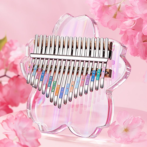 Kalinba Thumb Crystal Transparent 21 звук подлинной рукой