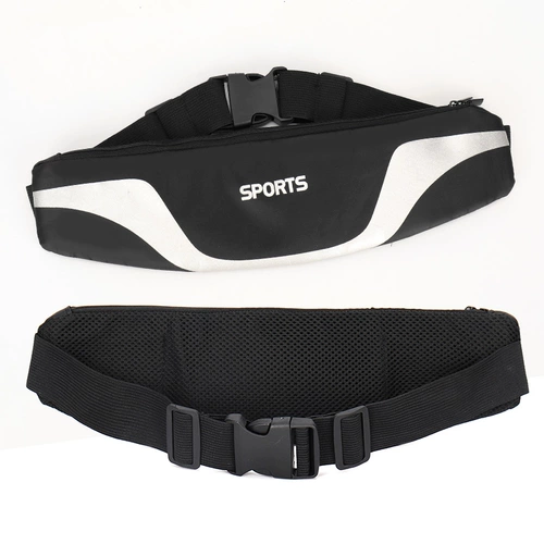 Спортивная ультратонкая поясная сумка, водонепроницаемая вместительная и большая сумка через плечо для спортзала для отдыха, для бега