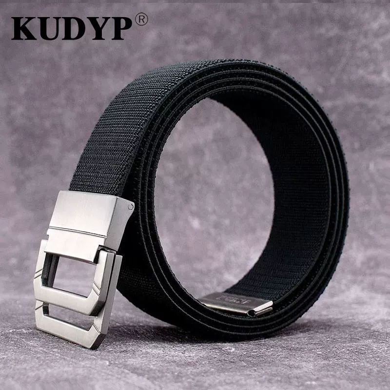 Cloth long belt, elastic buckle, trousers