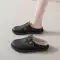 Giày y tế bệnh viện mùa xuân hè giày y tá đế phẳng chống thấm nước chống trượt cho nữ dép xỏ ngón nhẹ nửa dép 