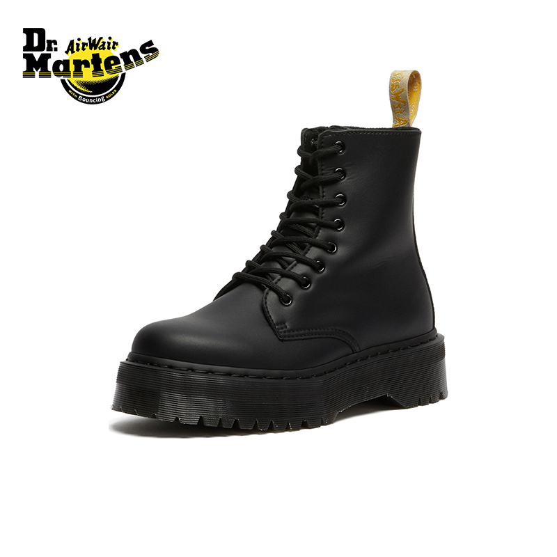 Dr.Martens马丁博士V Jadon Mono英伦明星同款冬机车靴厚底马丁靴