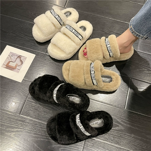 Тапочки, осенняя обувь, дорожная подходит с юбкой на платформе, слайдеры