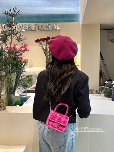 Небольшая сумка, цепь, сумка на одно плечо, сумка через плечо, в стиле Шанель