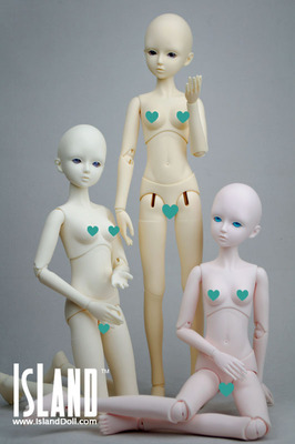 taobao agent Islanddoll discount 50 % off slightly flaws processing first series BJD female baby plain doll genuine
