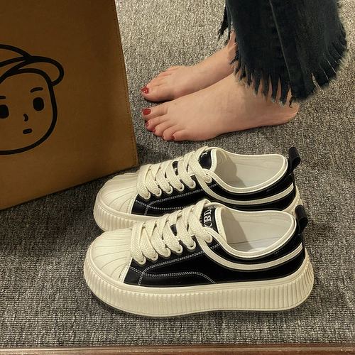 Универсальные тканевые кроссовки, белая обувь, в корейском стиле, коллекция 2022, популярно в интернете