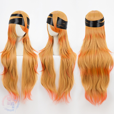 taobao agent Food Story COS wig Baked Satar COS COSPLAY wig Gensory color long hair