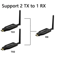 Беспроводной 50 м 2 переданный конец +1 приемный конец