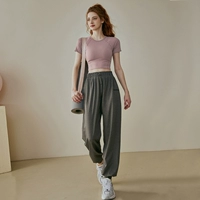 Штаны, короткий рукав, свободный крой