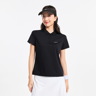 erke/鸿星尔克polo衫短袖t恤女款