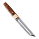 Wolverine Damascus Thép ngoài trời Dao sắc nét Di động ngoài trời Sống thẳng Dao Lưỡi dao Tự vệ - Công cụ Knift / công cụ đa mục đích