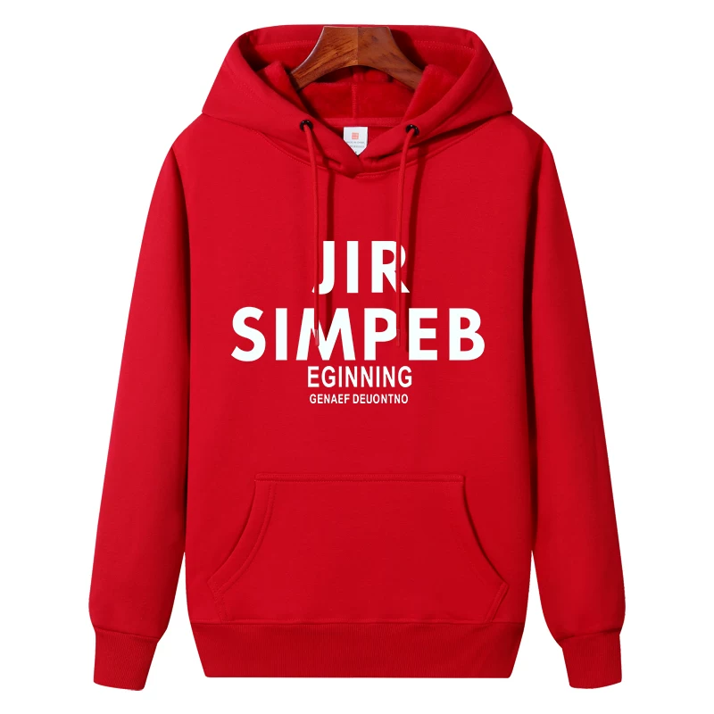 Зимняя теплая толстовка с капюшоном, худи, рубашка, базовая трендовая толстовка с капюшоном, простой и элегантный дизайн