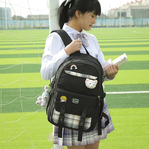 Школьный рюкзак для школьников, сумка через плечо, сверхлегкий наряд маленькой принцессы со сниженной нагрузкой, защита позвоночника