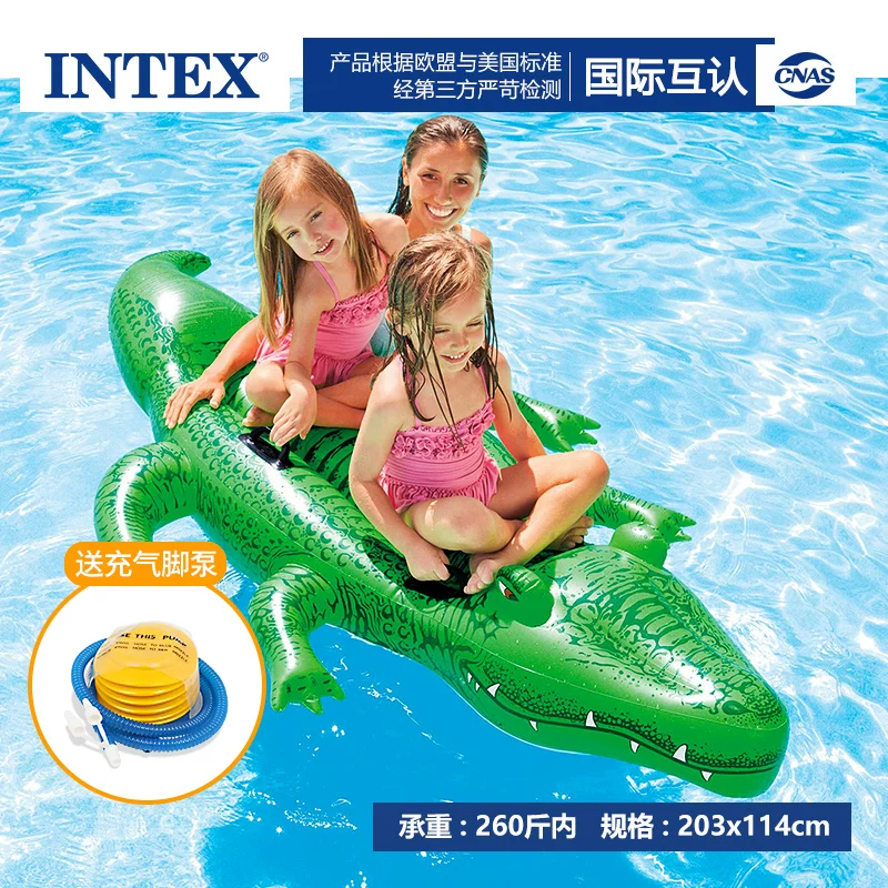 Плавательный надувной круг INTEX для взрослых, надувная игрушка, фламинго, единорог