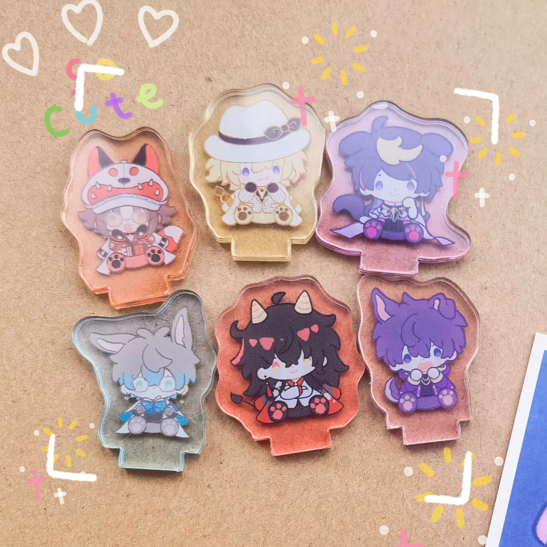 告白信笺|luxiem周边挂件徽章vox mysta luca ike shu shoto吧唧- Taobao