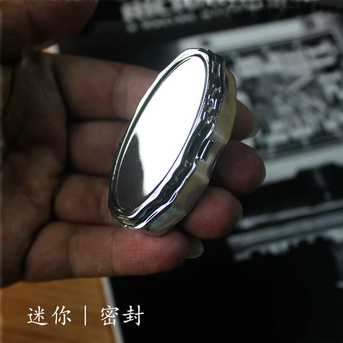 Металлические таблетки переносимой мини -карманной карманной коробки с портретной коробкой японская маленькая коробка для таблеток прилив прилив прилив