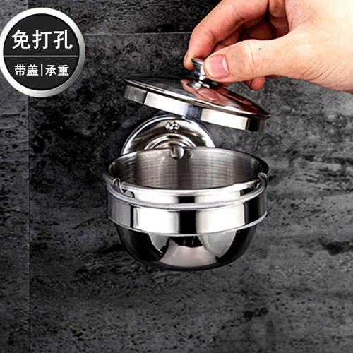 Металлическая пепельница из нержавеющей стали для офиса для отеля