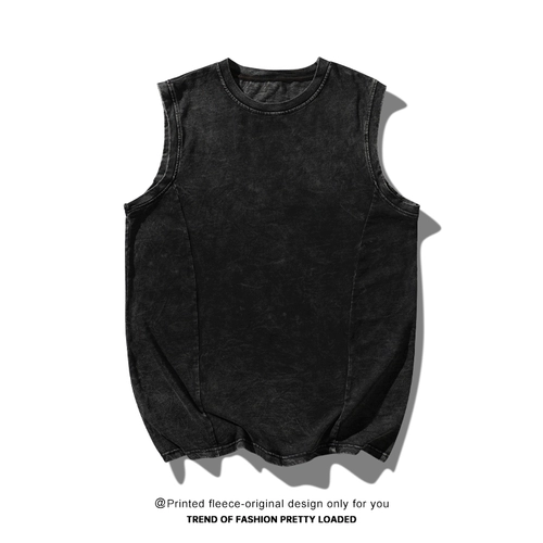 Tide, летний ретро брендовый жилет, тонкая футболка без рукавов для отдыха, оверсайз