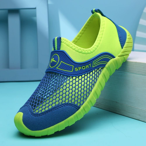 Летние сандалии для мальчиков, пляжная быстросохнущая пляжная обувь, туфли, подходит для подростков