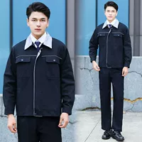 Набор толстого хлопка (скрытый серой воротник)