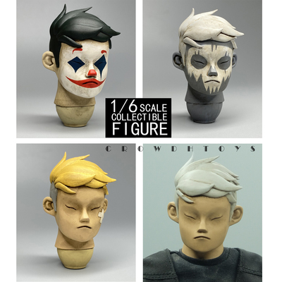 taobao agent 1/6 soldier Crow Dh TOYS Trending Head Carving 3ATOYS Style (Spot)