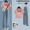 粉色+薄款牛仔裤1716-1 下单送包包