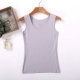 Dàn cộng với nhung áo vest của phụ nữ mùa đông ấm áp và dày hơn áo sơ mi đáy quần cotton slim top 2019 phong cách bên trong không tay - Áo ba lỗ