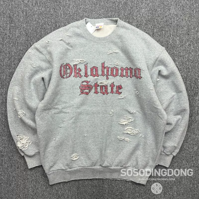 FREAKS STORE OKLAHOMA heavy damaged sweatshirt