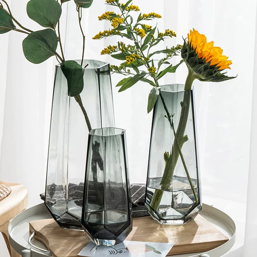 Творческие простые стеклянные вазы гидранты богатые бамбуковые цветочные плазы