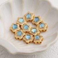 Аквамариновая пятиконечная звезда {1}