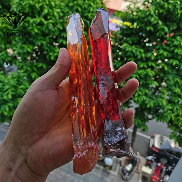 Драгоценный камень, природная руда, ручка, желтое резное украшение в руку, с драгоценным камнем, DIY