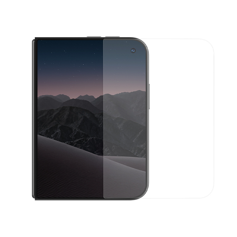 Transparent Design Foldable Duo Fold Screen Protector Film iPhone Case