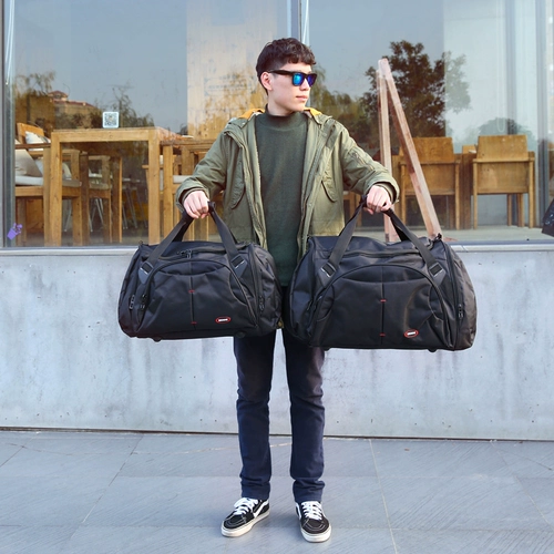 Вместительная и большая портативная универсальная багажная сумка для путешествий на одно плечо